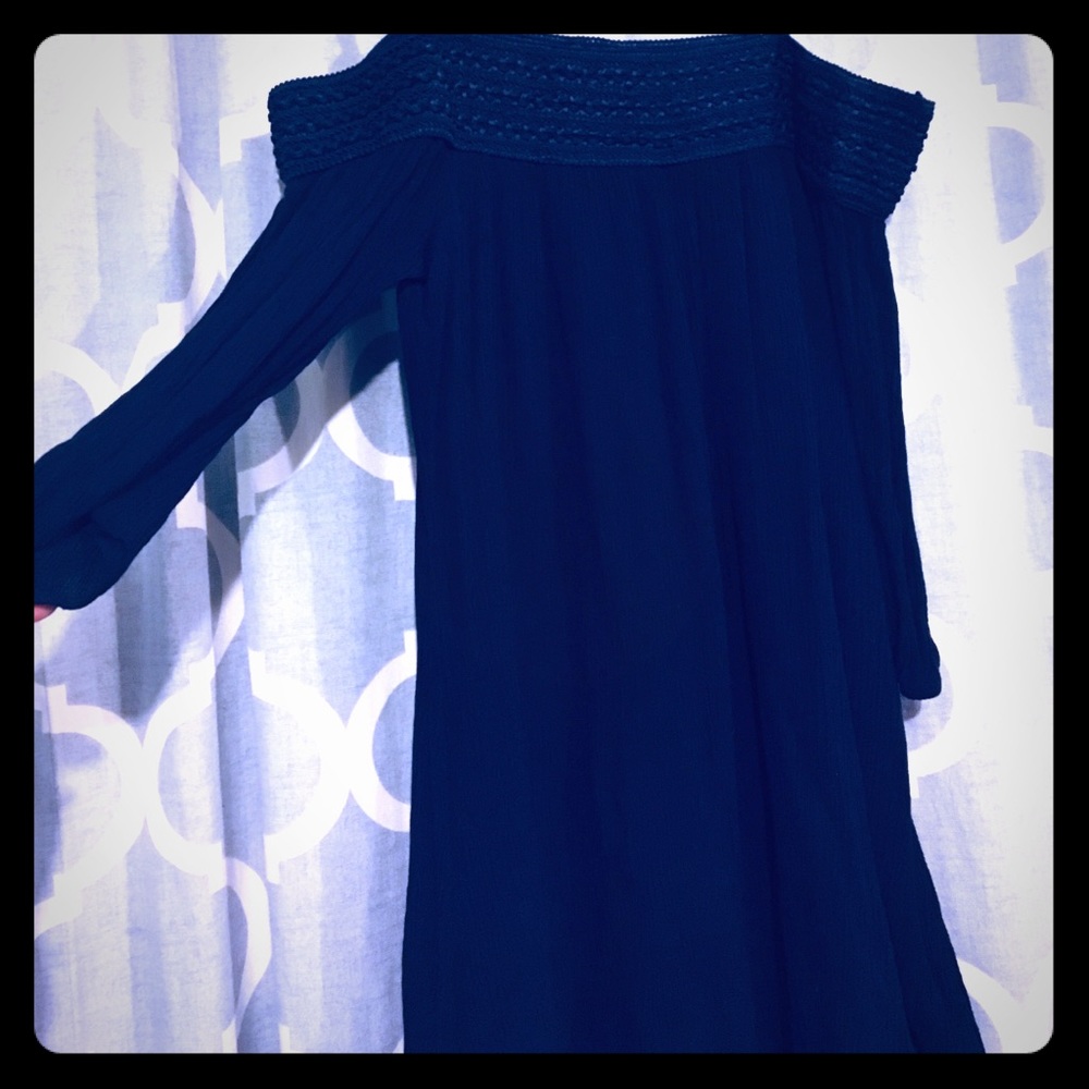 Over shoulder 3/4 sleeve blouse